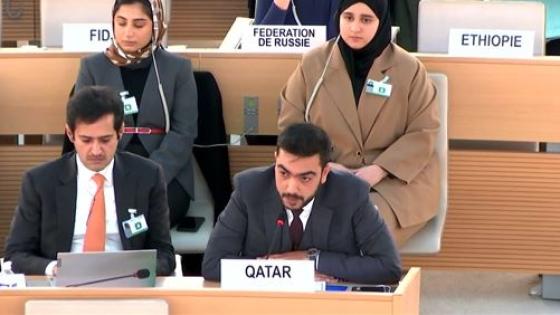 عبد العزيز المنصوري خلال جلسة الحوار التفاعلي