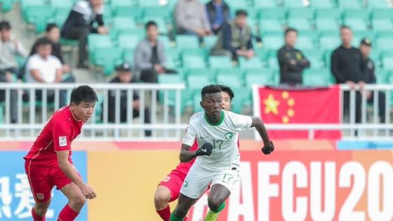 مباراة سابقة للمنتخب السعودي للشباب