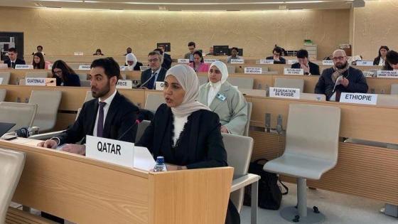 سعادة الدكتورة هند عبدالرحمن المفتاح المندوب الدائم لدولة قطر لدى مكتب الأمم المتحدة بجنيف