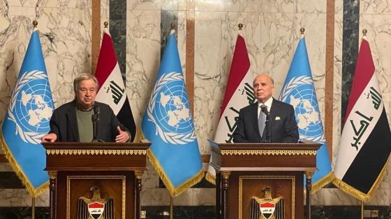 جانب من المؤتمر الصحفي المشترك