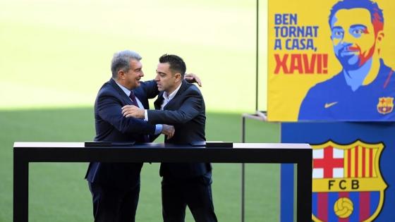 تشافي هيرنانديز وخوان لابورتا