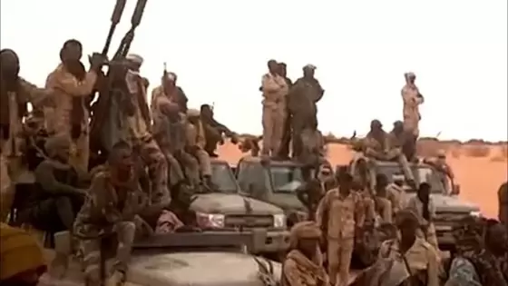 جانب من قوات الدعم السريع