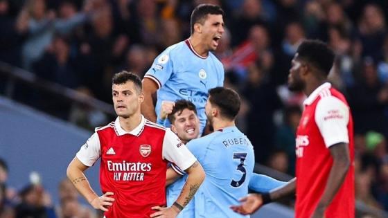 مباراة مانشستر سيتي وأرسنال