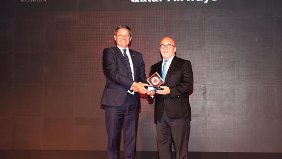 جانب من تكريم الخطوط الجوية القطرية