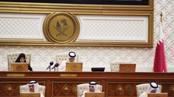 جانب من جلسة مجلس الشورى