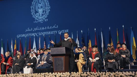 جانب من حفل التخريج