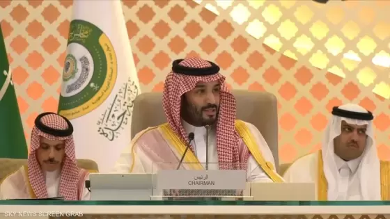 ولي العهد السعودي في كلمته أمام الجلسة الافتتاحية للقمة العربية