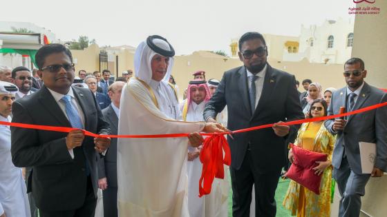 جانب من افتتاح السفارة