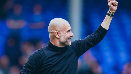 الإسباني بيب جوارديولا المدير الفني لفريق مانشستر سيتي