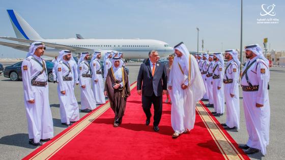 خلال مغادرة رئيس وزراء هنغاريا الدوح