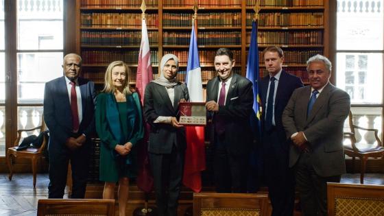 جانب من لقاء سعادة السيدة لولوة بالبرلمانيين الفرنسيين