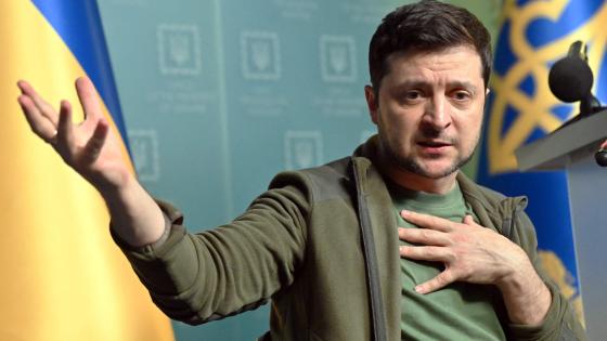 الرئيس الأوكراني فولوديمير زيلينسكي