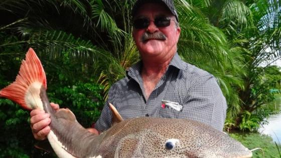 كيفن دارمودي خلال رحلة صيد سابقة