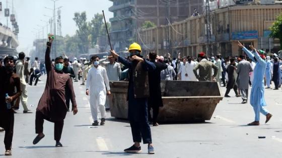 جانب من الاحتجاجات