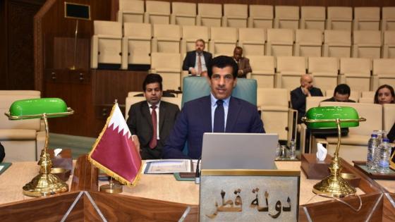 سعادة السيد سالم بن مبارك آل شافي المندوب الدائم لدولة قطر لدى جامعة الدول العربية