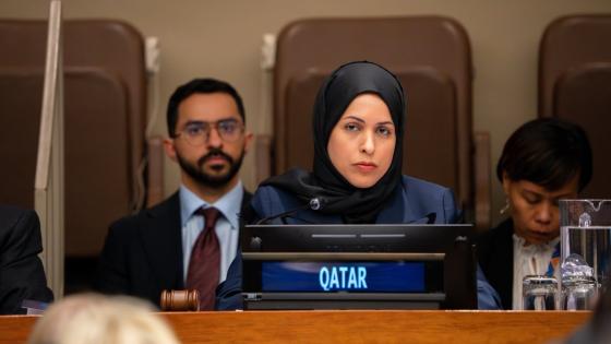 سعادة الشيخة علياء بنت أحمد بن سيف آل ثاني المندوب الدائم لدولة قطر لدى الأمم المتحدة