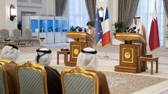 جانب من المؤتمر الصحفي المشترك