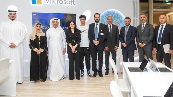 جانب من افتتاح المركز الرقمي للشباب‏