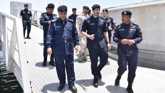 جانب من زيارة الوفد الأمني الكويتي