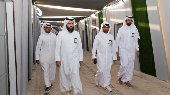 جانب من تفقد مخيمات حجاج قطر