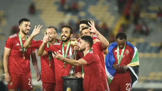 لاعبو الأهلي المصري