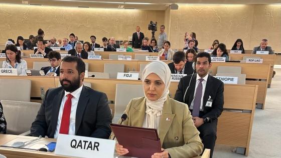 سعادة الدكتورة هند عبدالرحمن المفتاح المندوب الدائم لدولة قطر لدى مكتب الأمم المتحدة في جنيف