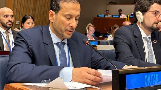 سعادة السيد شاهين علي الكعبي مدير إدارة التعاون الدولي بوزارة الخارجية