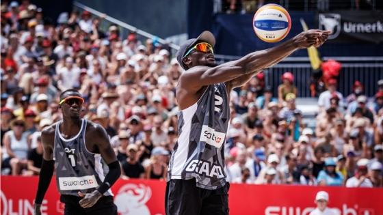 المنتخب القطري للكرة الطائرة الشاطئية "صورة أرشيفية"