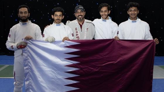 أبطالنا الواعدين مشعل القحطاني ومحمد العولان وجابر الفدعق ومحمد الهزاع