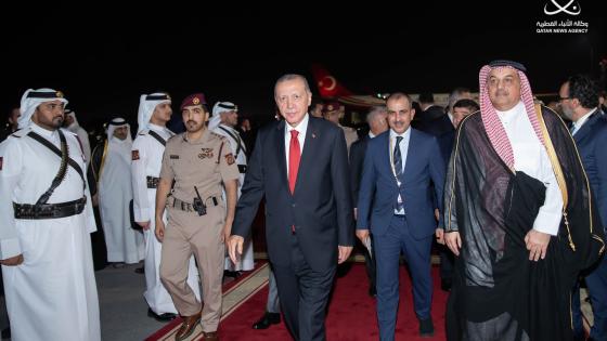 فخامة الرئيس رجب طيب أردوغان يغادر الدوحة