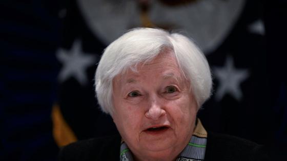 وزيرة الخزانة الأمريكية جانيت يلين