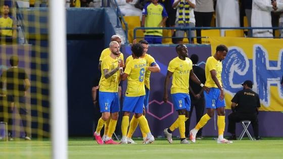 لاعبو النصر السعودي