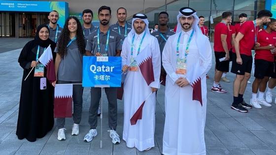 المنتخب القطري المشارك في الدورة