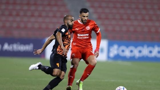 مباراة سابقة بين العربي وأم صلال