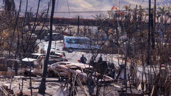 حرائق مدمرة في هاواي