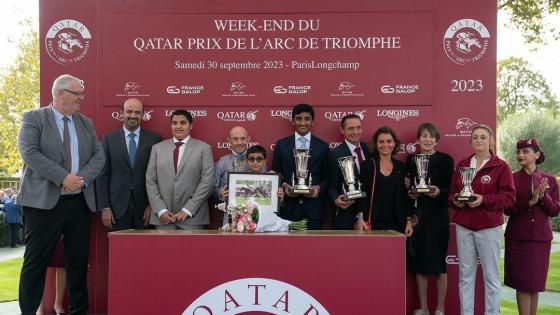 تتويج سعادة الشيخ حمد بن جوعان آل ثاني بفوز المهرة نور الموري