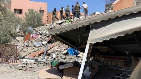 آثار الزلزال المُدمر في المغرب
