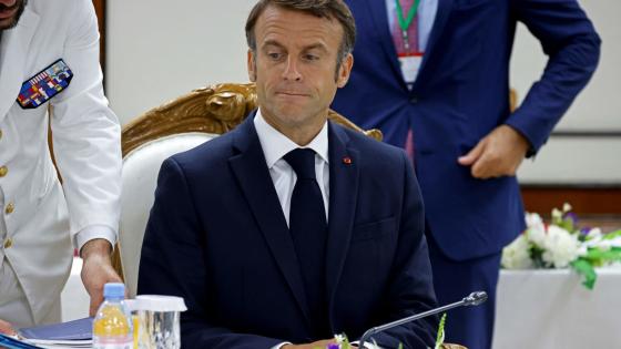 الرئيس الفرنسي إيمانويل ماكرون