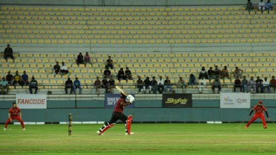 مباراة سابقة لمنتخب قطر للكريكت