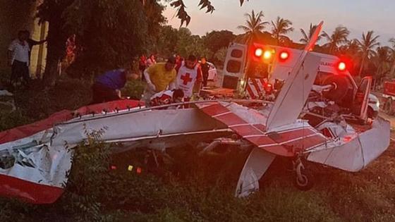 تحطم الطائرة