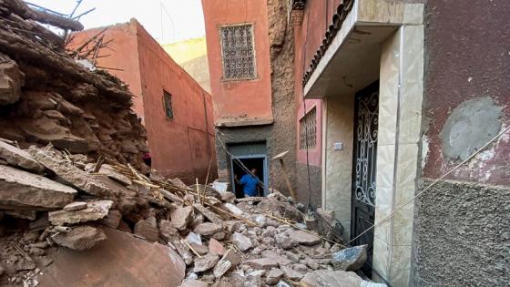 آثار الزلزال المُدمر في المغرب