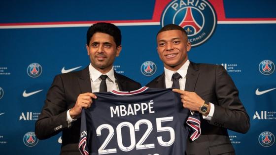 ناصر الخليفي وكيليان مبابي