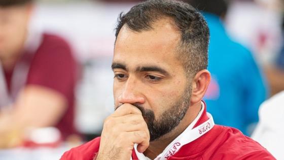 حسين عزيز لاعب المنتخب القطري