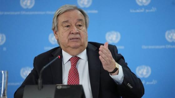 أنطونيو غوتيريش الأمين العام للأمم المتحدة