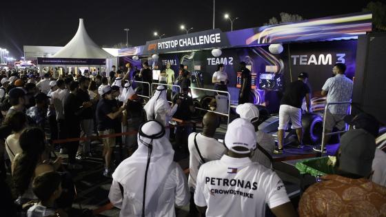 جانب من الإقبال الجماهيري الواسع