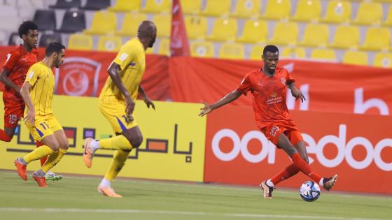 مباراة سابقة بين الدحيل والغرافة