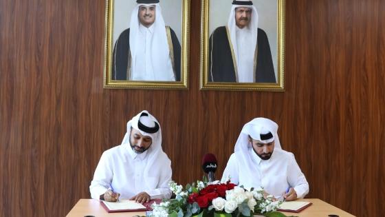 جانب من توقيع الاتفاقية