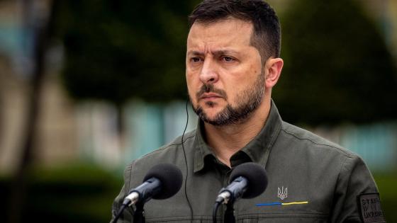 الرئيس الأوكراني فولوديمير زيلينسكي