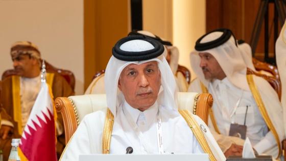 سعادة السيد سلطان بن سعد المريخي وزير الدولة للشؤون الخارجية