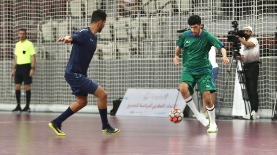 جانب من منافسات بطولة الوزارات والهيئات لكرة الصالات 2023